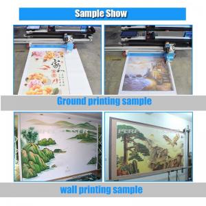 Wholesale One Machine Dual-Use 5D Floor Ground Wall Inkjet Printing Machine for Art painting landscape figure propaganda from china suppliers
