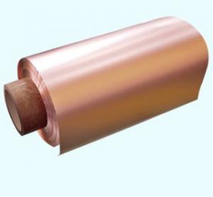 Wholesale 8um Thickness Thin Copper Foil Double Polished 480mm / 600mm Width 76mm ID from china suppliers