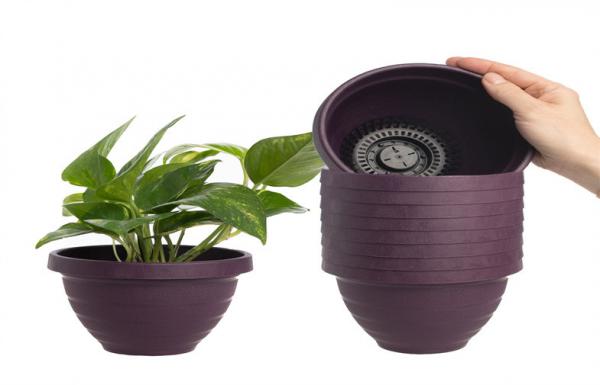 Quality PP Home Garden Durable Plant Pots Wear Resistance for sale