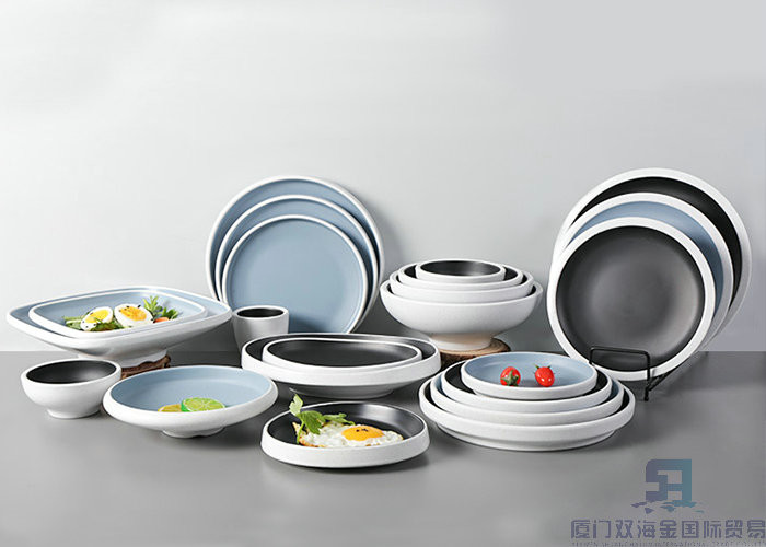 Wholesale Nordic Style Melamine Dinnerware Sets Imitating Porcelain Melamine Serving Dishes from china suppliers