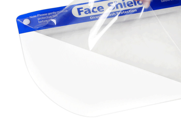 Buy cheap Public Protective Anti Dust Transparent PET Face Shield from wholesalers