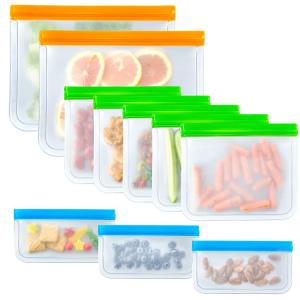Wholesale 11.2 X 10.2 Inch BPA Free PEVA Ziplock Packaging Bag For Sandwish Storage from china suppliers