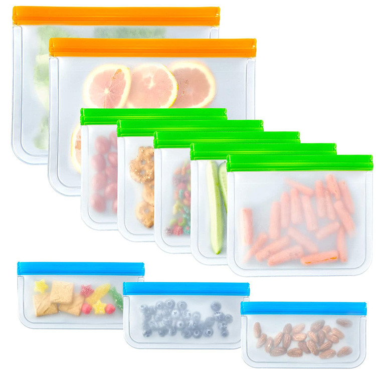Wholesale BPA FREE PEVA Ziplock Packaging Bag Leakproof Freezer For Snacks Storage from china suppliers