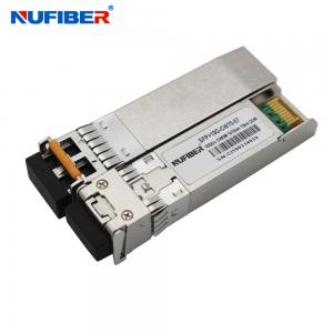 Wholesale Duplex LC 10G SFP+ Transceiver Hot Pluggable 80km 1590nm 1610nm from china suppliers