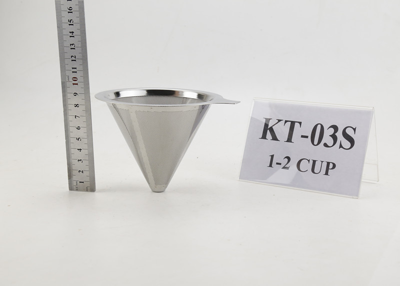 Wholesale Pour Over Stainless Steel Coffee Dripper For Coffee Carafes , 2 Cups Capacity from china suppliers