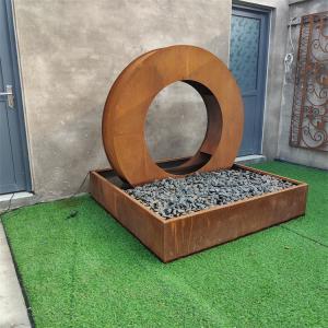 Wholesale SGS Decorative Outdoor Corten Steel Rain Curtain Water Feature 2mm Thick from china suppliers