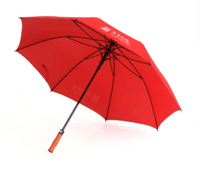 Wholesale UV Protection Wooden Handle Umbrella 190T Polyester Fabric Manual Open 8 Ribs from china suppliers