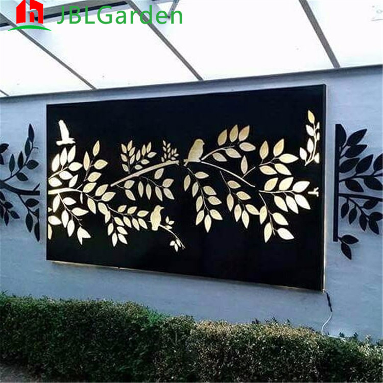 Wholesale Laser Cut Indoor & Outdoor Decoration Metal Steel Garden Screen Corten Metal Screen from china suppliers