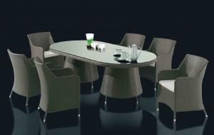Wholesale Outdoor furniture wicker dinning table-9114a from china suppliers