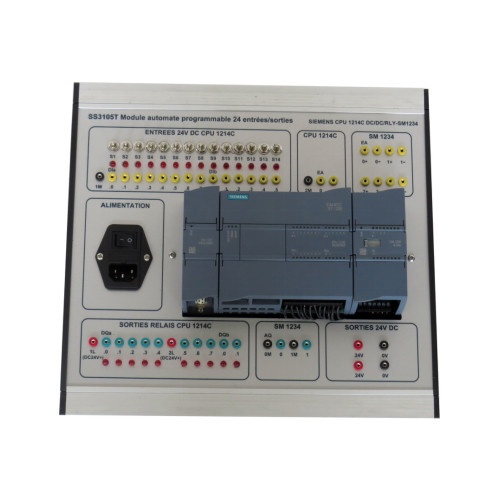 Wholesale 50Hz Educational Electrical Trainer Kit Laboratory embedded PLC 24 from china suppliers