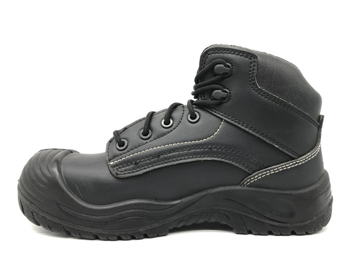 Soft Inner Industrial Work Boots / Composite Toe Safety Boots For Coal Worker