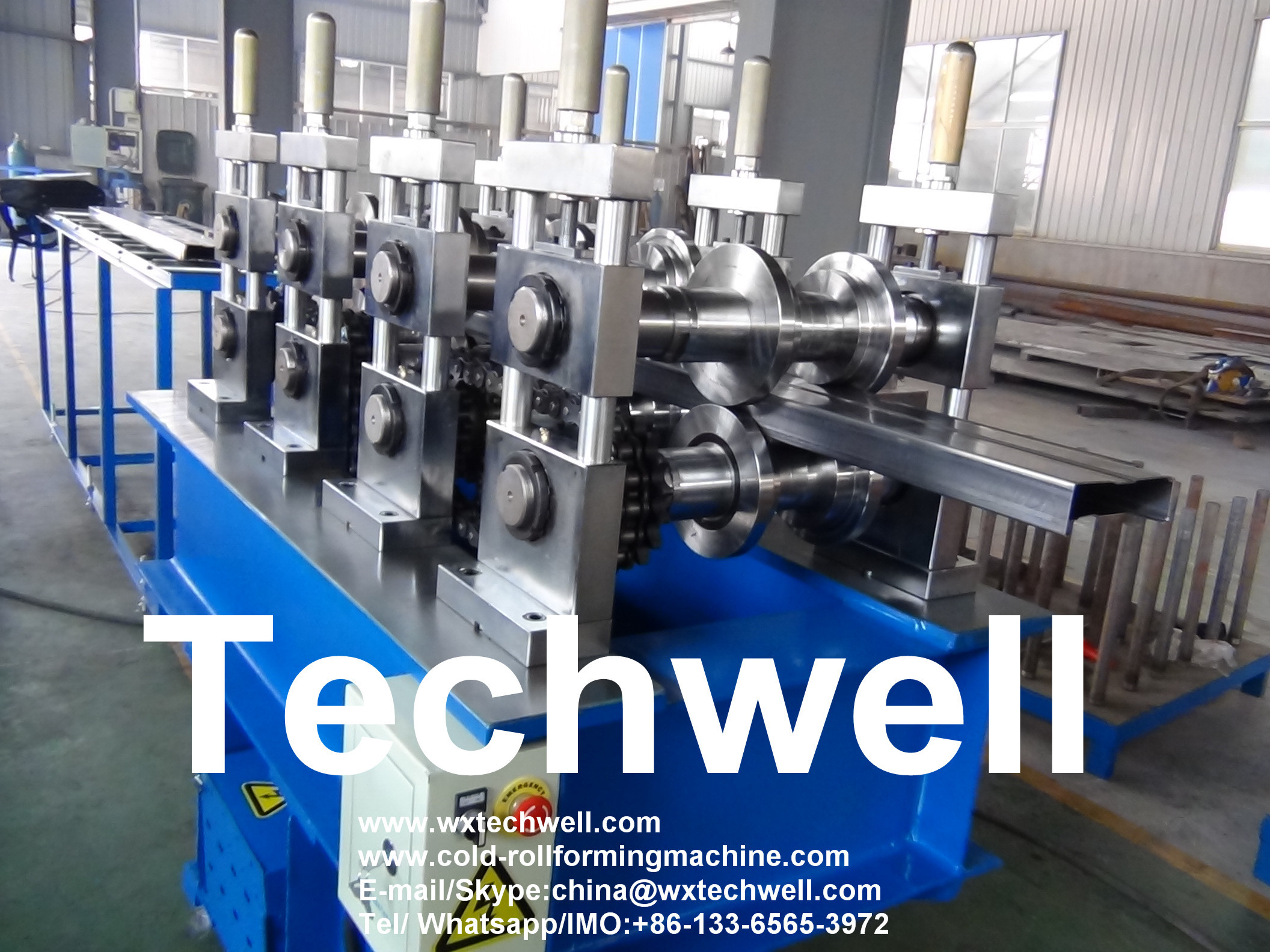 Wholesale 15kw Rack Roll Forming Machine 5 Rollers Leveling For Warehouse Storage Pallet from china suppliers