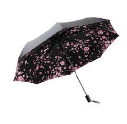 Wholesale Strong Windproof Lightweight Folding Umbrella Black Color Offer UV Protection from china suppliers