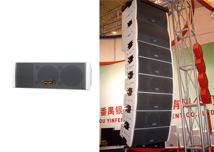 200W Portable Sound System Active Line Array Speaker Dual 6.5" 16ohm For Music Hall