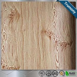 Wholesale Decoration Wood Grain Aluminum Composite Panel Thickness 3mm ~ 6mm Paint Coat Surface from china suppliers