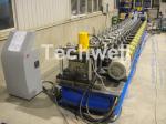Solar Strut Channel Cold Roll Forming Machine With Servo Feeding Device & Press