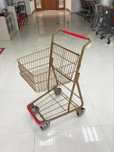 Wholesale 40L Folding Grocery Shopping Trolley , Singel Basket Supermarket Shopping Carts from china suppliers