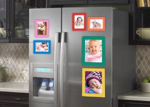 Wholesale Waterproof Photo Print Fridge Magnet , Square Photo Magnets ISO Approved from china suppliers