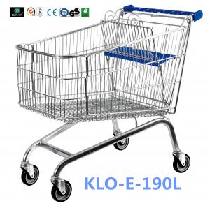 Wholesale Unfoldable 190 Litre UK Shopping Cart / Metal Shopping Carts For Kids from china suppliers