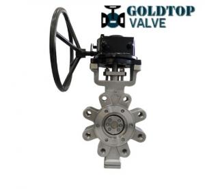Wholesale Triple Eccentric Offset Wafer Lug Butterfly Valve CF8M 150LB from china suppliers