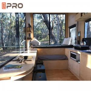 Wholesale Travel Tiny Prefab House On Wheels Resort Prefabricated Wooden Trailer Homes from china suppliers