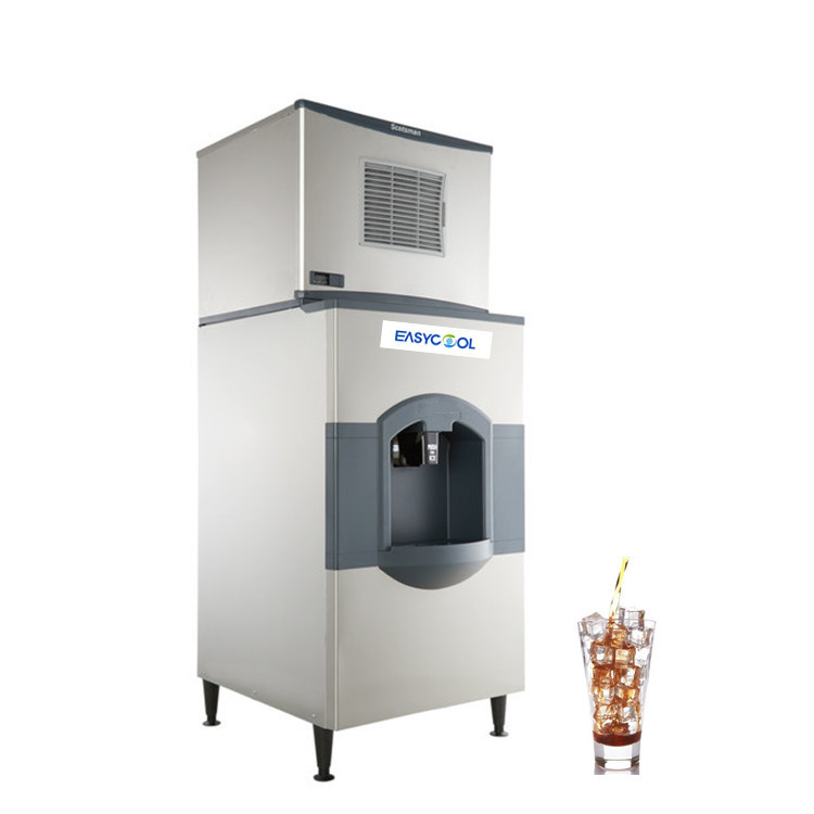 Wholesale Hotel Stainless Steel Ice Maker With Self-service Dispensing Ice Cubes from china suppliers