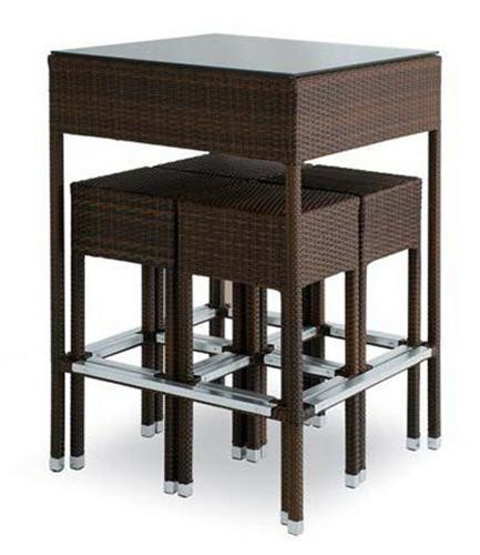 Wholesale Outdoor rattan wine bar set-16080 from china suppliers