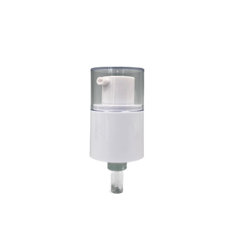 China AS Cap Cream Pump Dispenser Facial White Treatment 0.5ml Dosage SS316 24/410 on sale