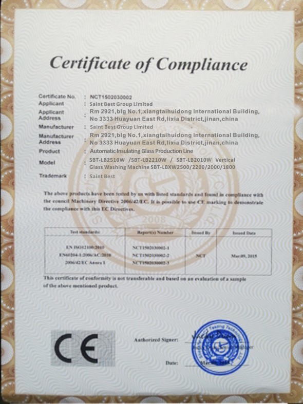 Saint  Best  Group  Limited Certifications