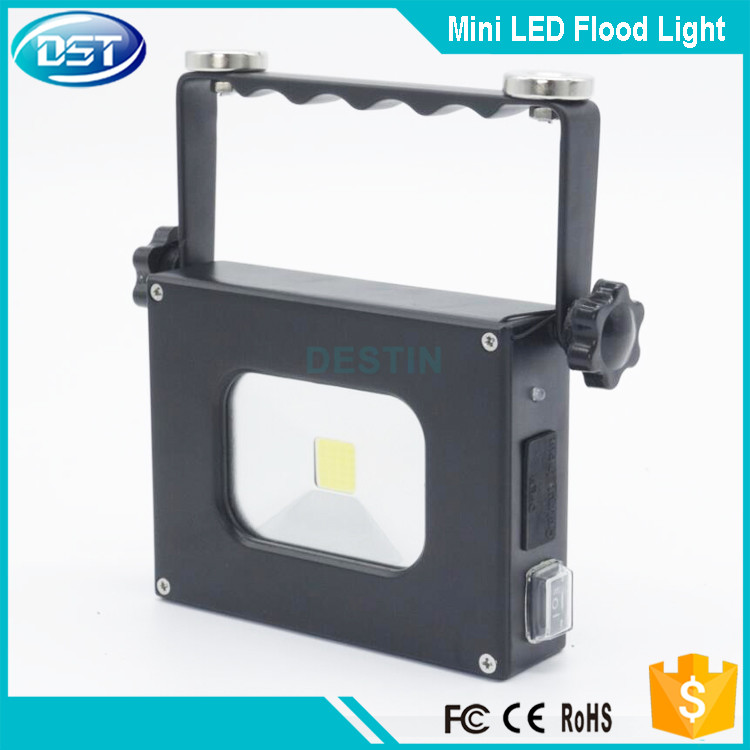 Wholesale flood light Photo Color  light 10w Camping mini put lights 3.7V 4000mAh from china suppliers