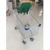Buy cheap 5 Inch Wheel Metal Steel Shopping Cart Trolley 21.62kg With Safety Baby Capsule from wholesalers