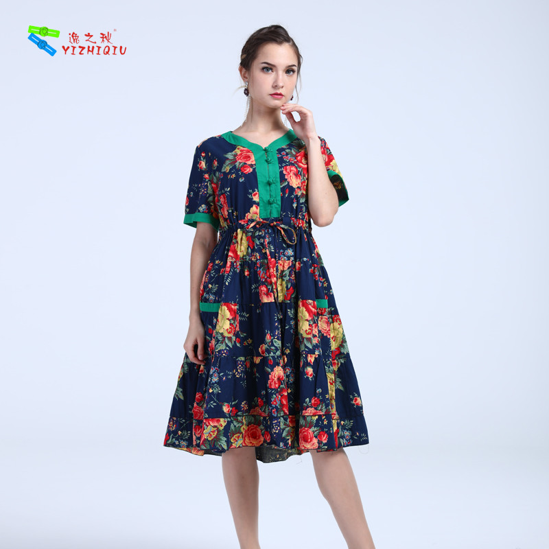 Wholesale YIZHIQIU Casual Dresses cotton anti-static dress from china suppliers