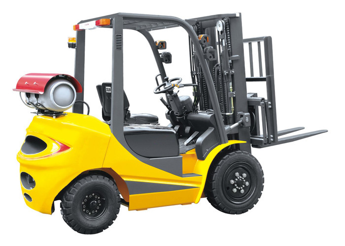 Buy cheap LPG 2.5 Ton Four Wheel Forklift 18km / H Travel Speed CE Certification from wholesalers
