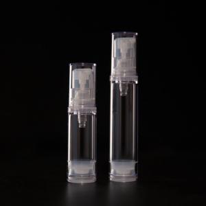 China Skin Care Cream Airless Pump Bottles Environmental Friendly 5 / 10ml on sale
