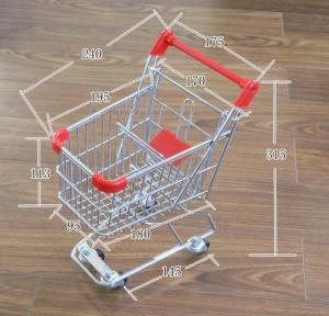 Wholesale Q195 Low carbon steel Retail Shop Equipment Metal grocery shopping cart on wheels from china suppliers