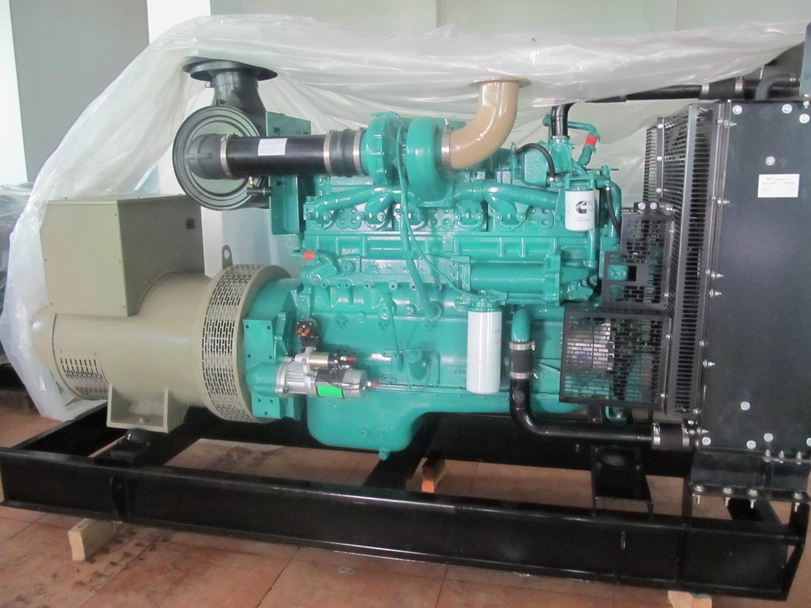 Wholesale NTA855 - G7A Cummins Diesel Generator With Veer Engine , Water Cooling 400kva / 60HZ from china suppliers