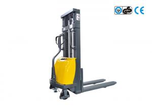 Wholesale Easy Operating Super Light 1000kg Semi - Electric Stacker , Standard Fixed Forks from china suppliers