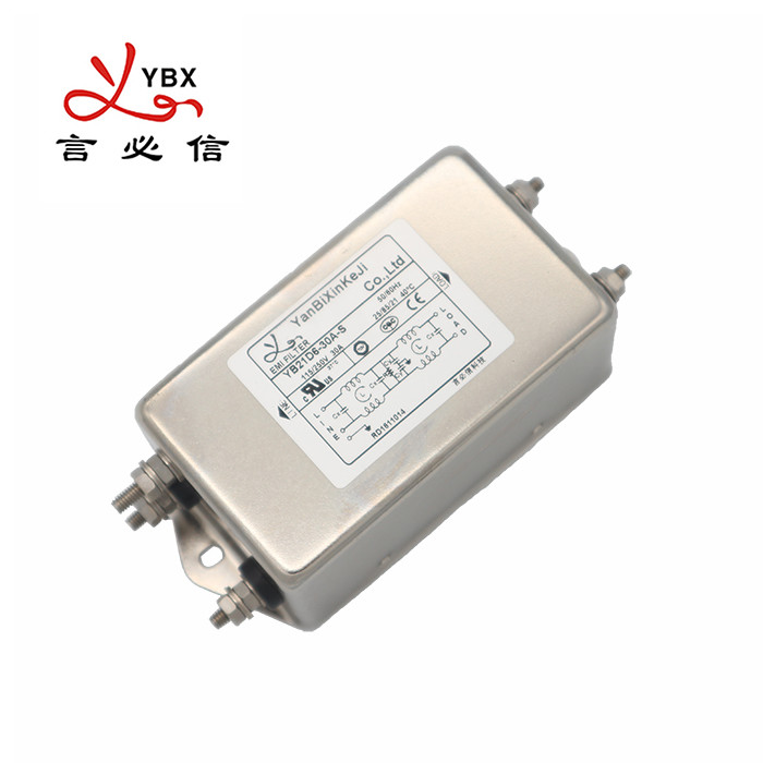 Wholesale High Attenuation 20A 30A Single Phase RFI Filter EMI EMC Mains Filter from china suppliers
