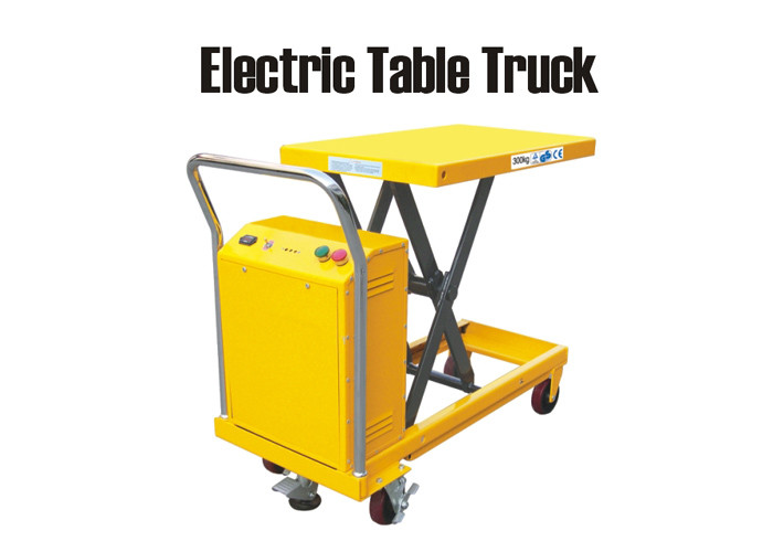 Wholesale 500kg Loading Electric Lift Table , Industrial Lift Tables Customized Size from china suppliers