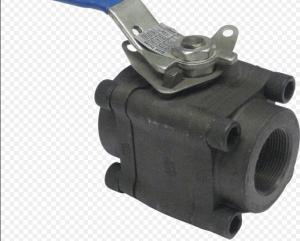 Wholesale API6D 3 Piece Full Bore Ball Valve SW  NPT Ends Forged Steel Material from china suppliers