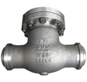 Wholesale Buttwelding Ends Cast Steel Check Valve BS 1868 API 598 ISO 5208 Standard from china suppliers