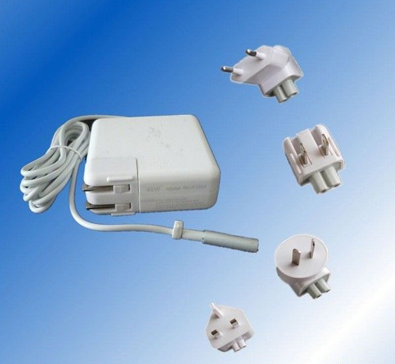 Wholesale White Angled Laptop Power Adapter CE / GS , Apple Macbook Air Power Supply 110V AC from china suppliers
