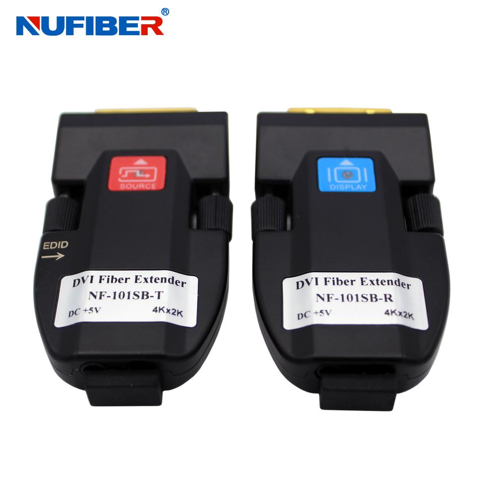 Wholesale Transmitter and Receiver DVI Optical Extender 1080P Single Core SM LC from china suppliers