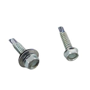 Wholesale C-1022 Steel Self Drilling Concrete Screws Hex Flange Head  With EPDM Washer from china suppliers
