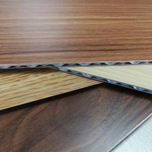 Wholesale 3-6mm Aluminum Core Panel Wood Grain Fireproof Interior Exterior Decoration from china suppliers