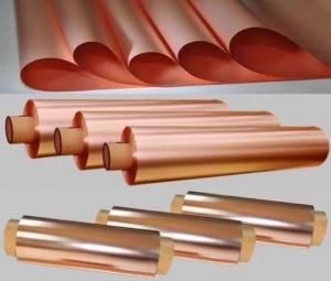 Wholesale RoHS Certificated FPC Copper Foil Sheet,6um Electrodeposited Copper Sheet Metal from china suppliers