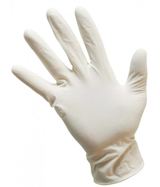 Quality Sterile Examination Disposable Medical Latex Gloves Powder Free Non Sterile Latex Gloves for sale