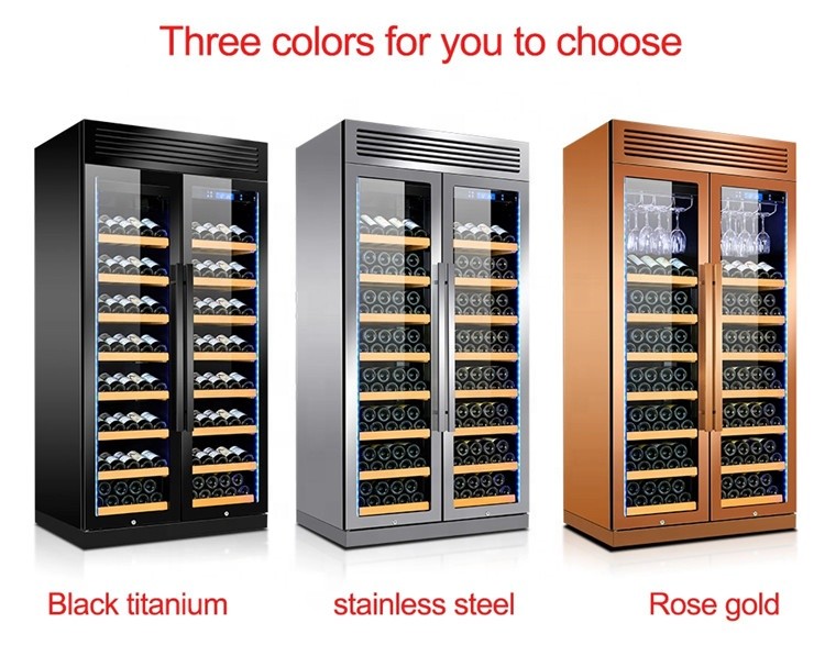 Wholesale Commercial Restaurant 300 Bottles Upright Wine Celler Fridge from china suppliers