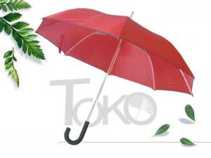 Wholesale Auto Open Walking Stick Umbrella 190T Polyester Fabric 12mm Aluminum Shaft from china suppliers