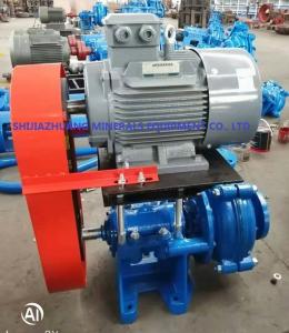 Wholesale 3 / 2 C Ahr Rubber Lined Slurry Pumps Siemens Electric Motor Connected By Belts & Pulleys from china suppliers